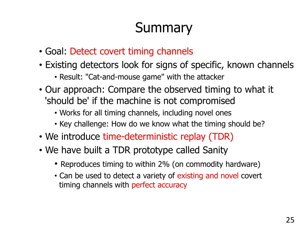 summary