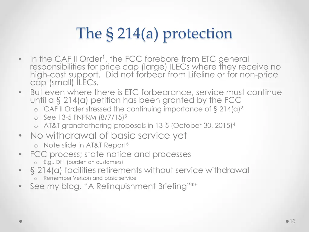 the 214 a protection