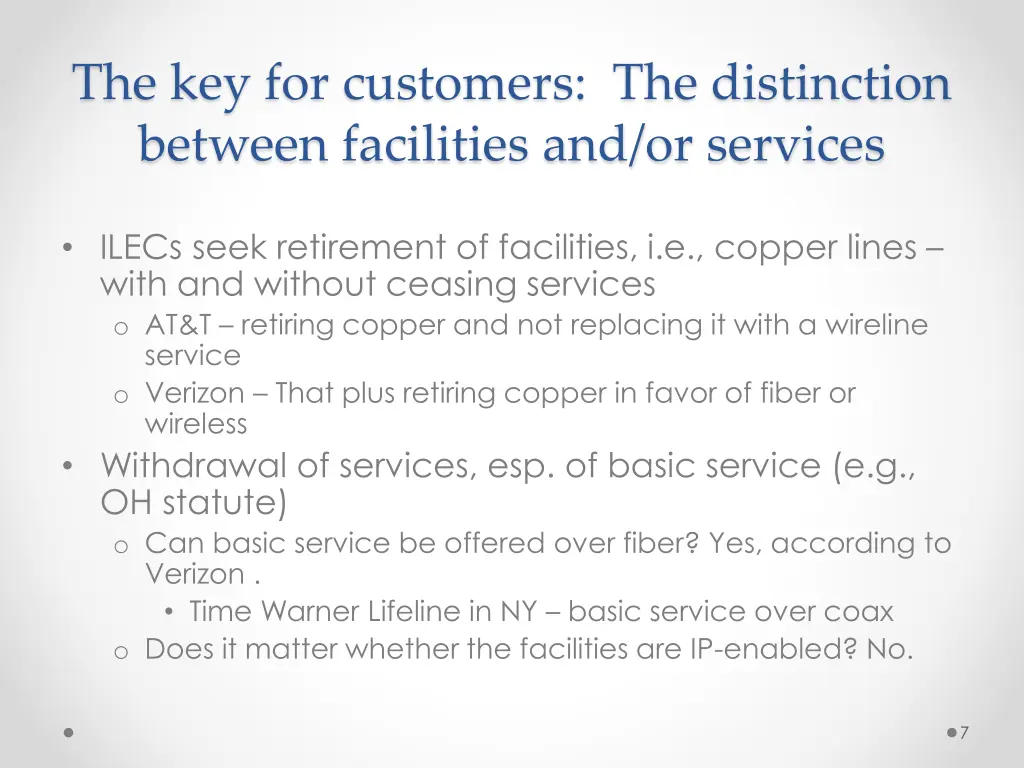the key for customers the distinction between