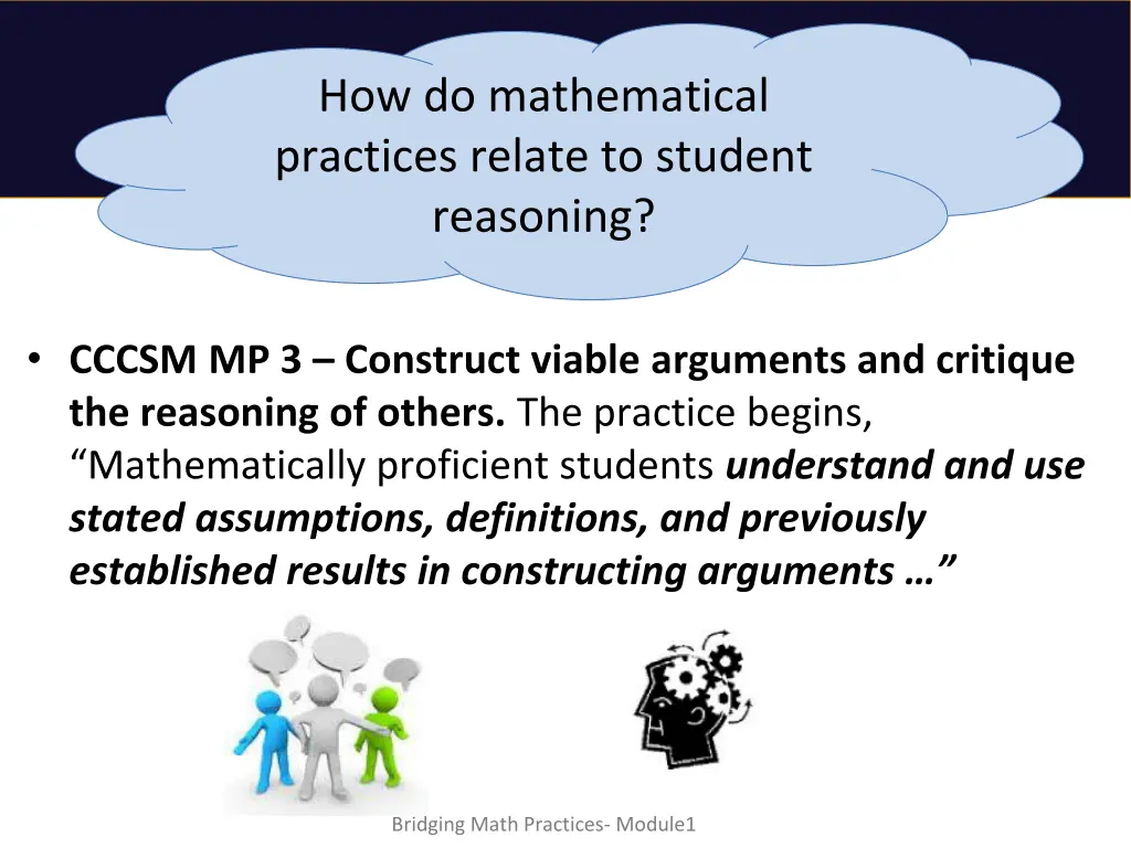 how do mathematical practices relate to student
