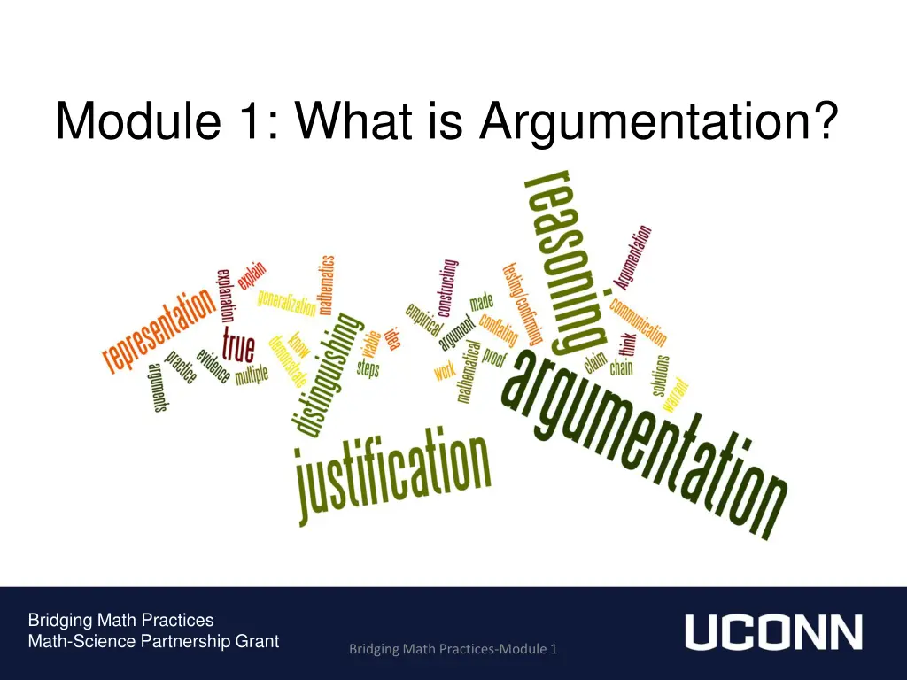 module 1 what is argumentation