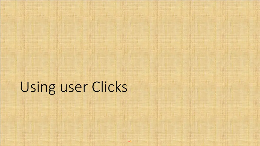 using user clicks
