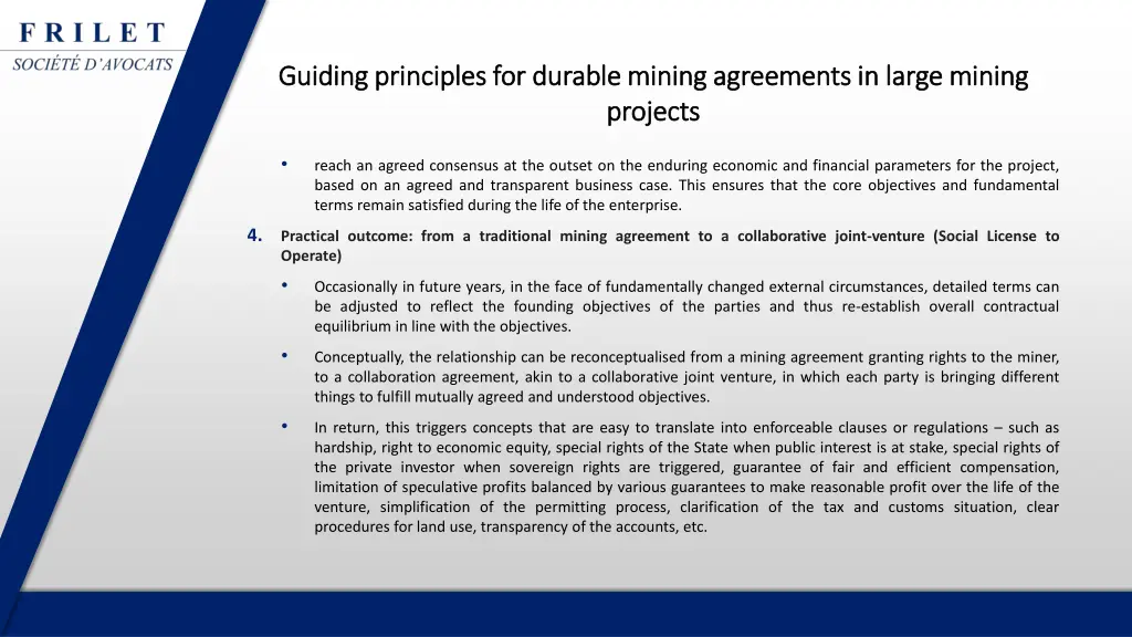 guiding principles for durable mining agreements 1