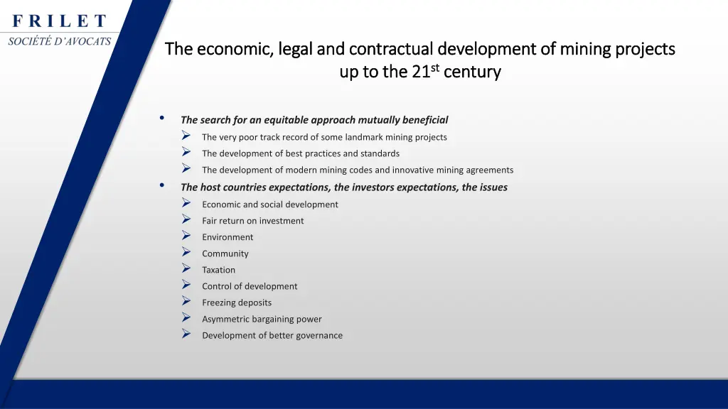 the economic legal and contractual development