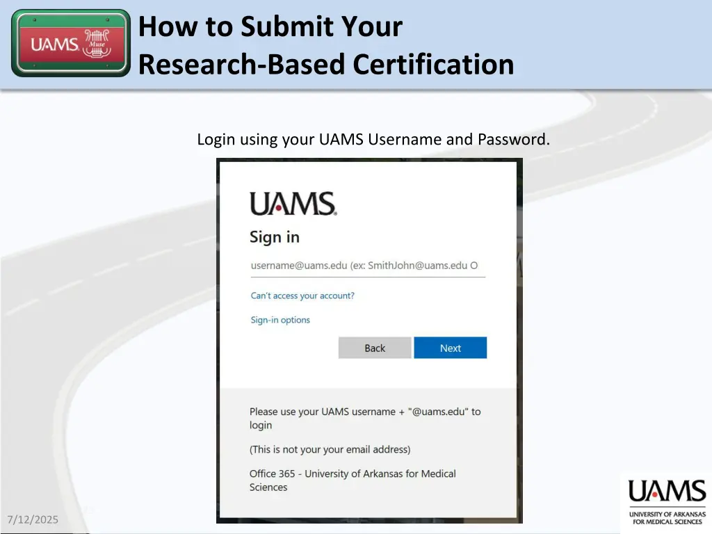how to submit your research based certification 1