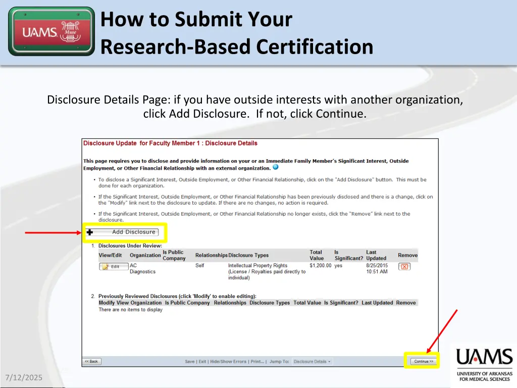 how to submit your research based certification 10