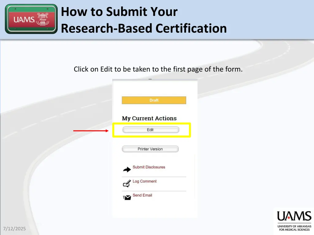 how to submit your research based certification 2