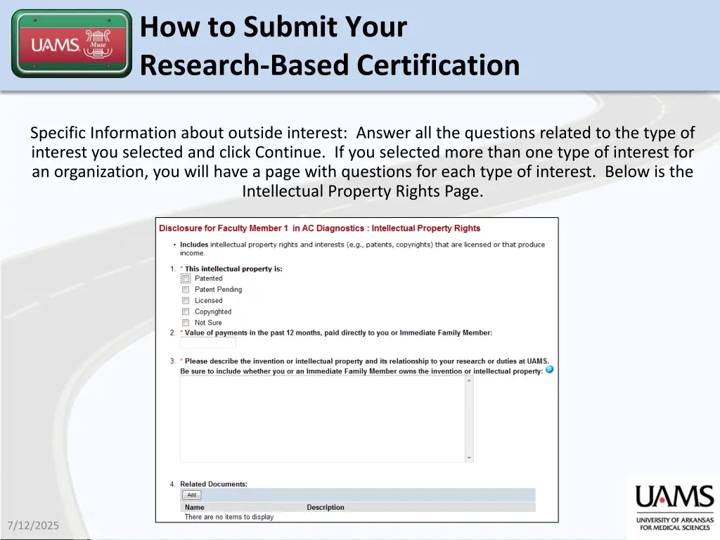 how to submit your research based certification 8