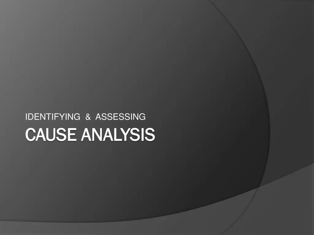 identifying assessing