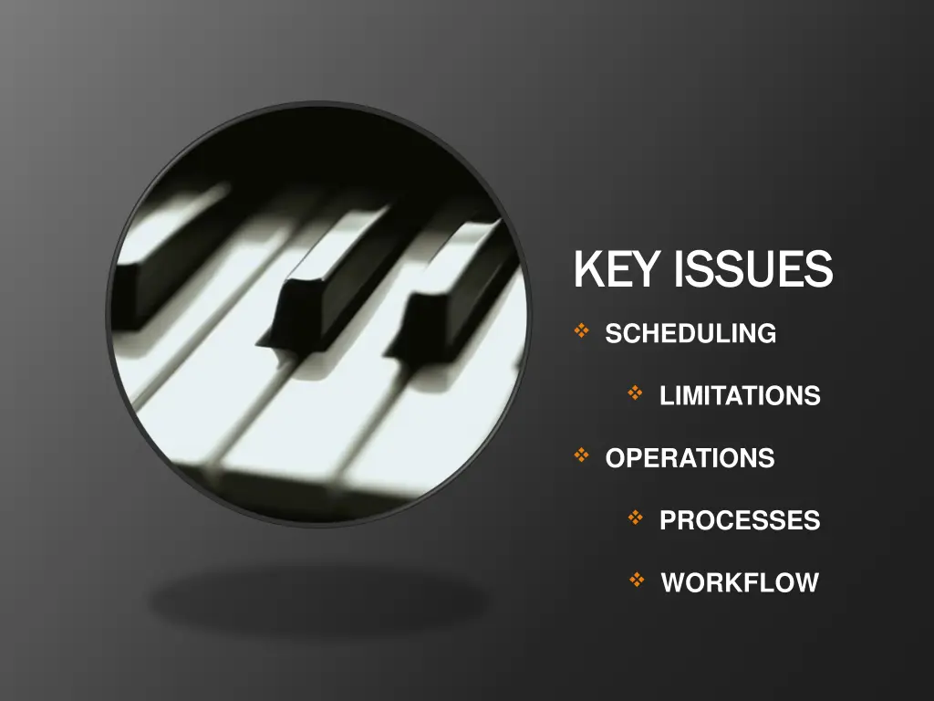 key issues key issues