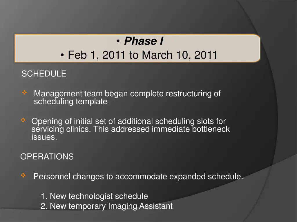 phase i