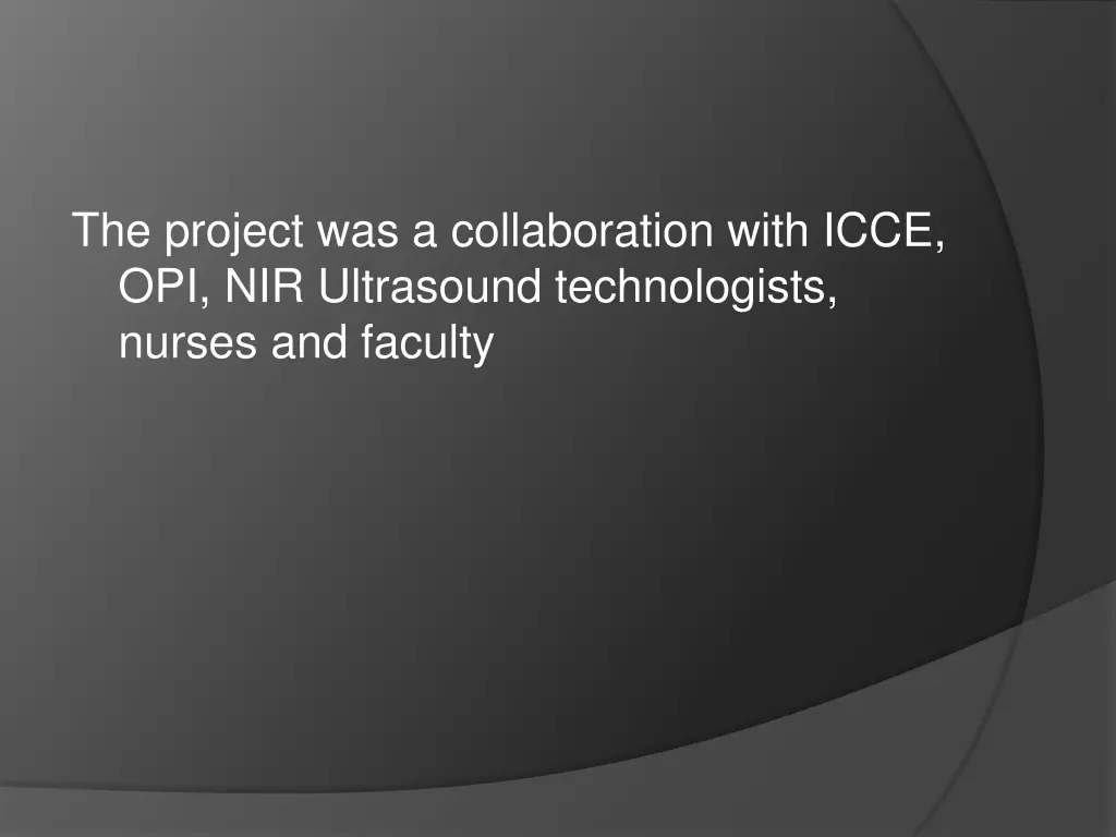 the project was a collaboration with icce