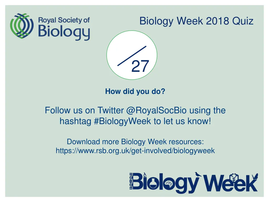 biology week 2018 quiz 21