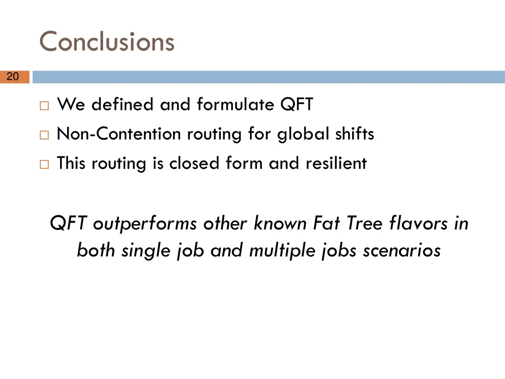 conclusions
