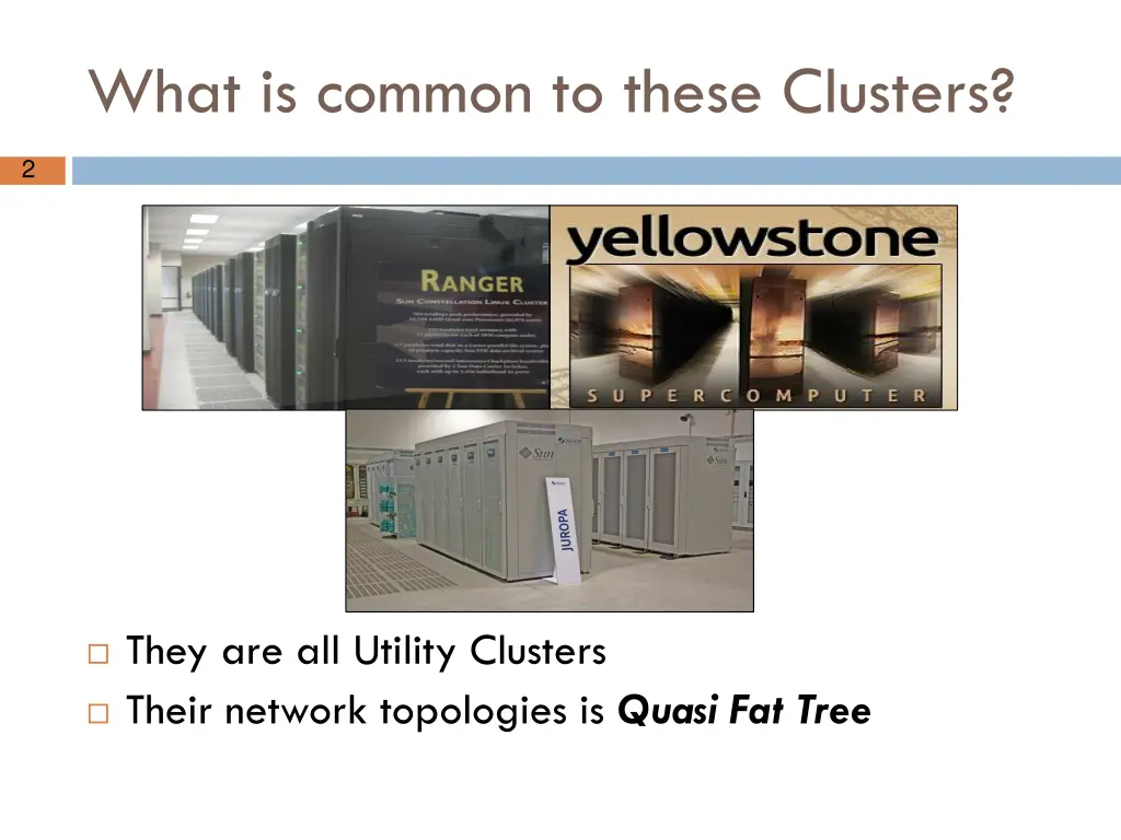what is common to these clusters