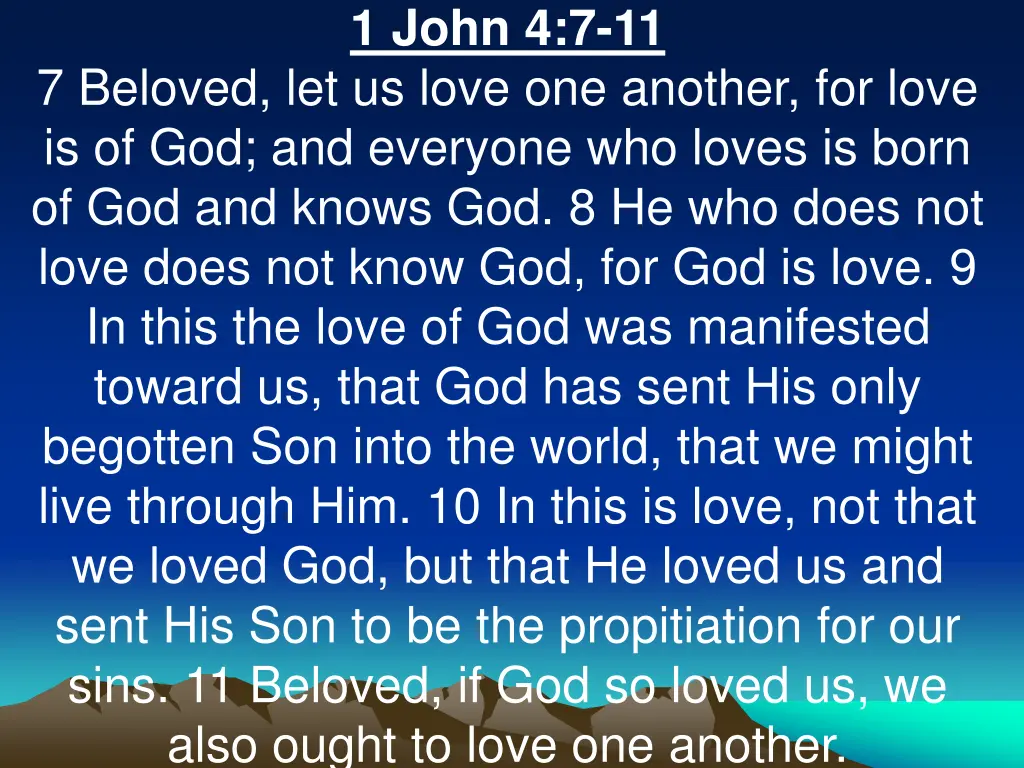 1 john 4 7 11 1