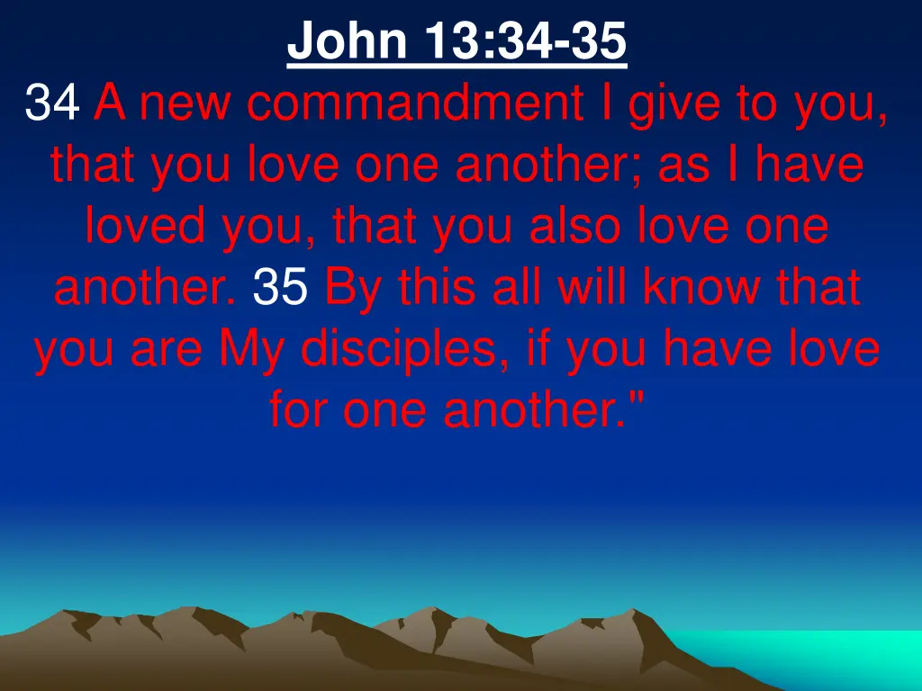 john 13 34 35