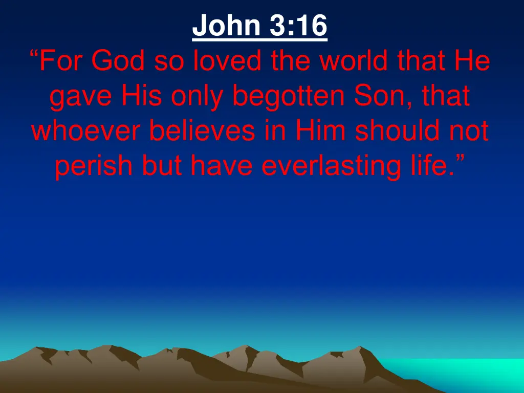 john 3 16