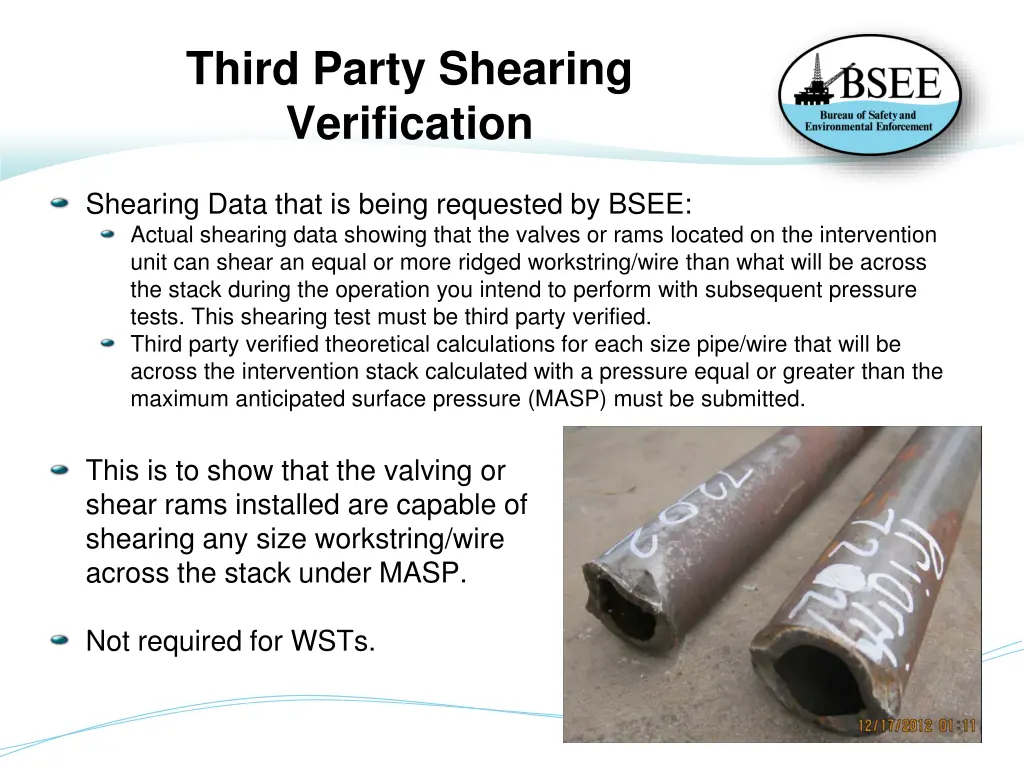 third party shearing verification