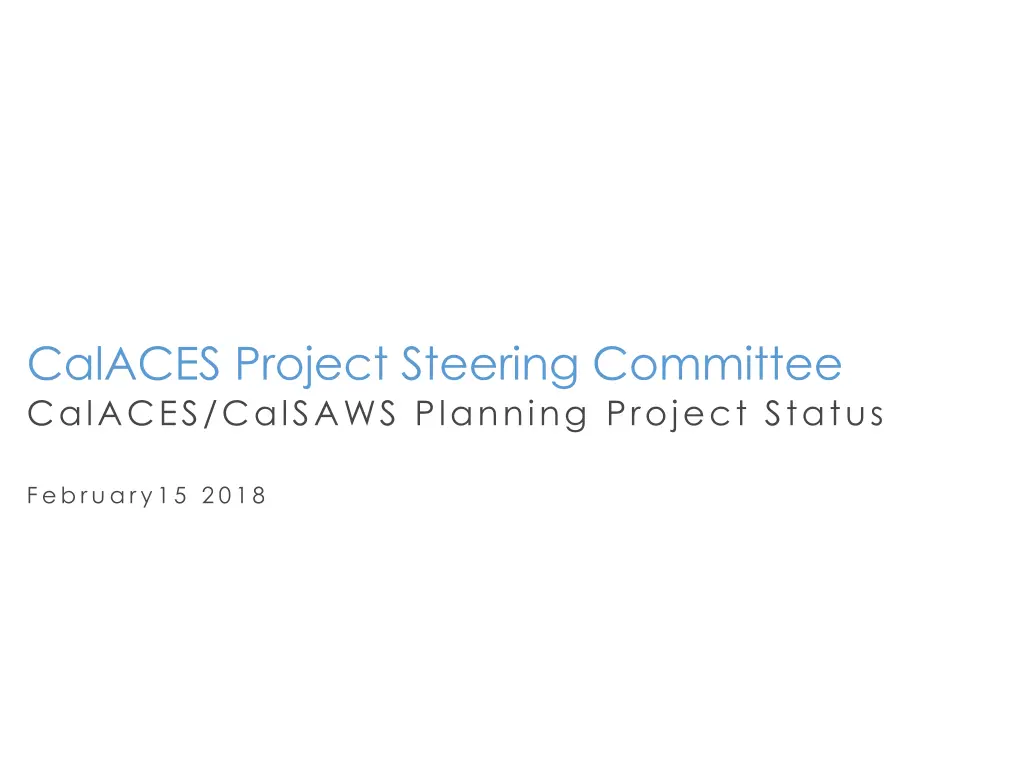 calaces project steering committee calaces