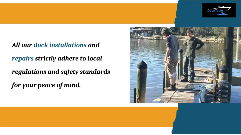 all our dock installations and