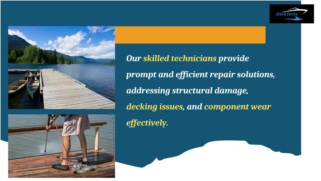 our skilled technicians provide
