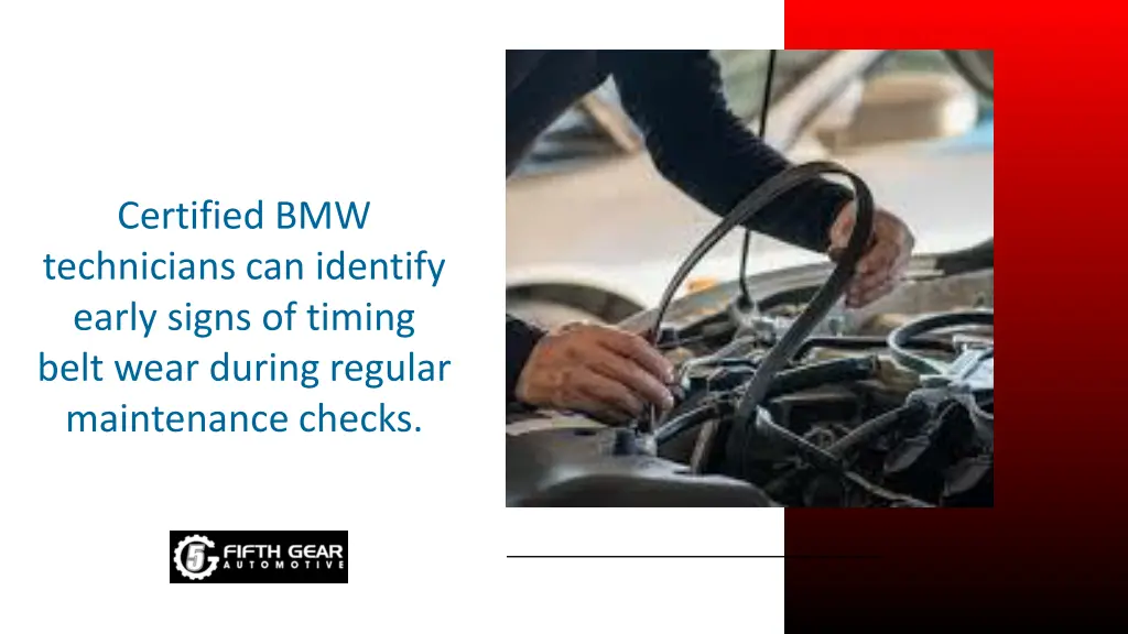 certified bmw technicians can identify early