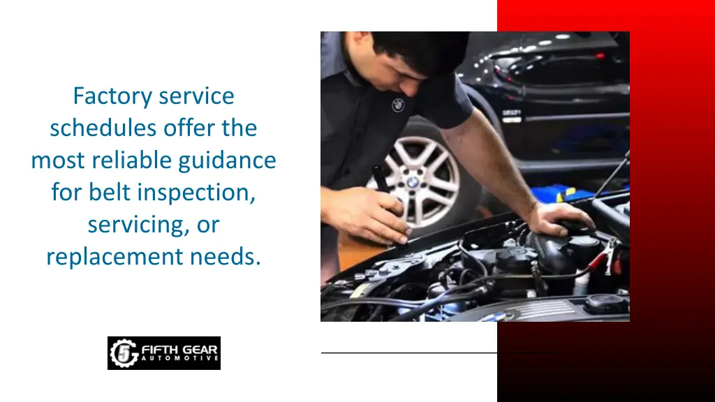 factory service schedules offer the most reliable