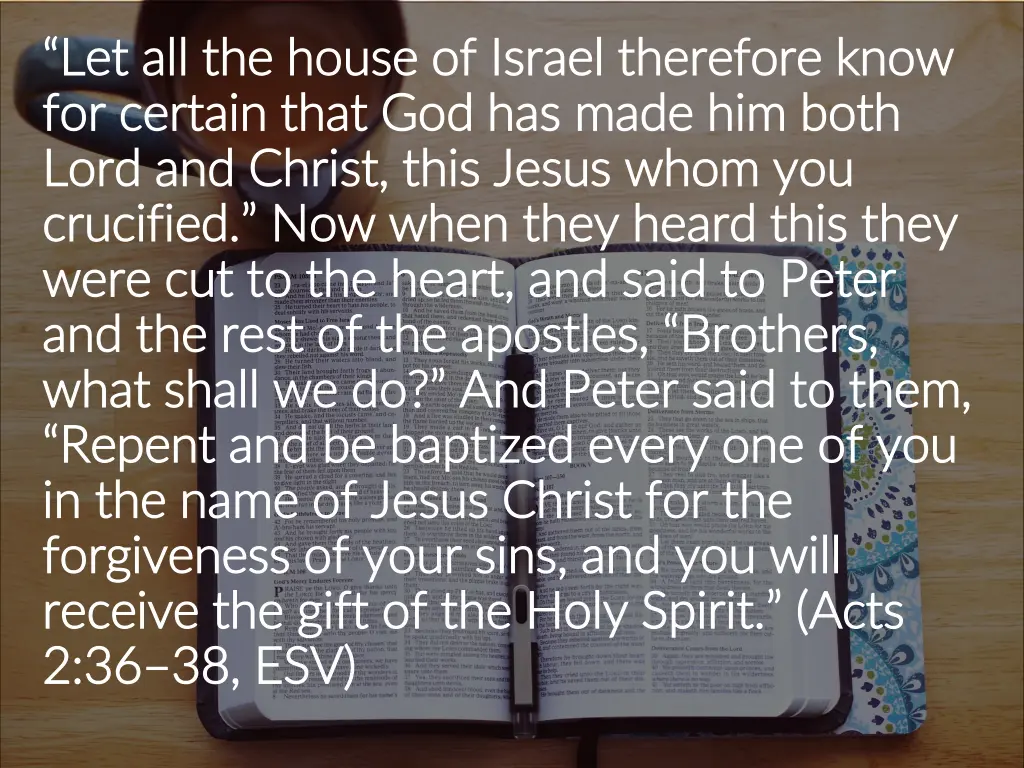 let all the house of israel therefore know