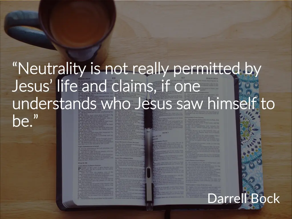 neutrality is not really permitted by neutrality