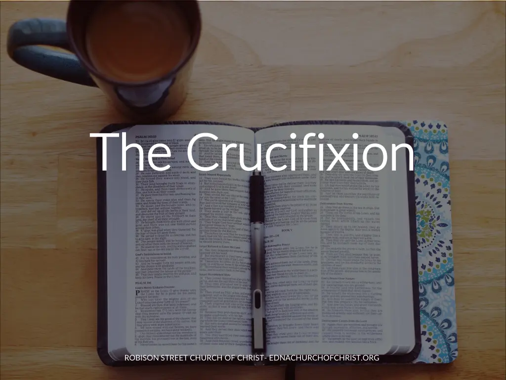 the crucifixion the crucifixion