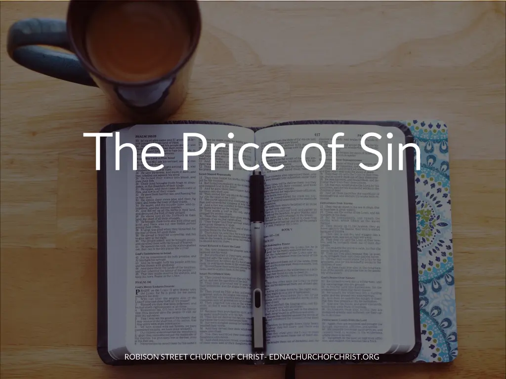 the price of sin the price of sin