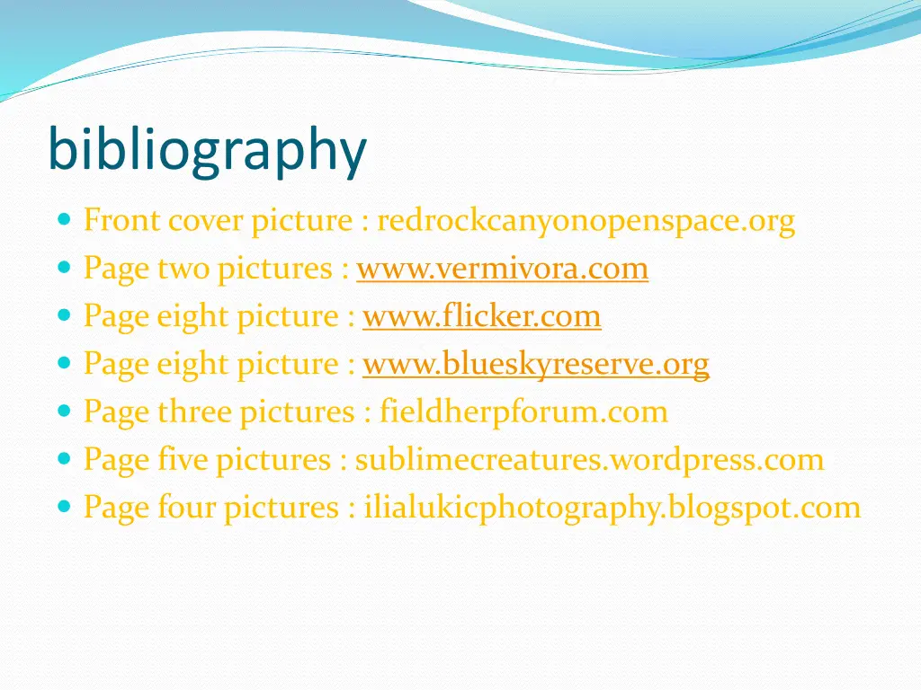 bibliography