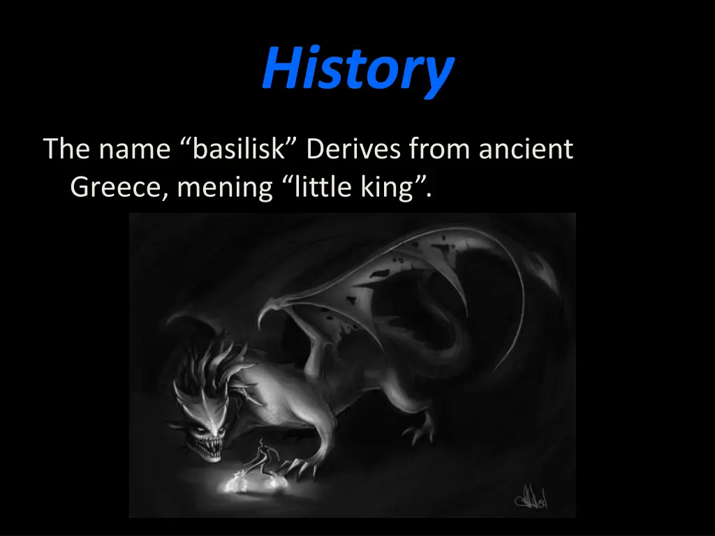 history