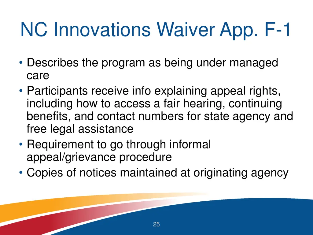nc innovations waiver app f 1