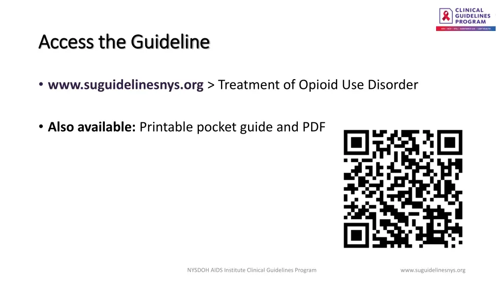 access the guideline access the guideline