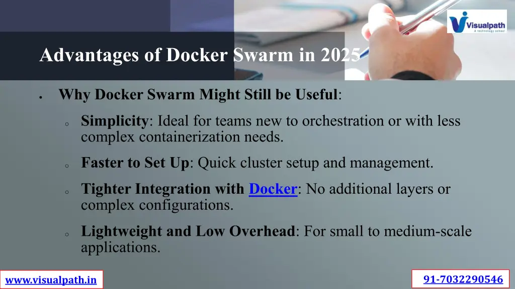 advantages of docker swarm in 2025