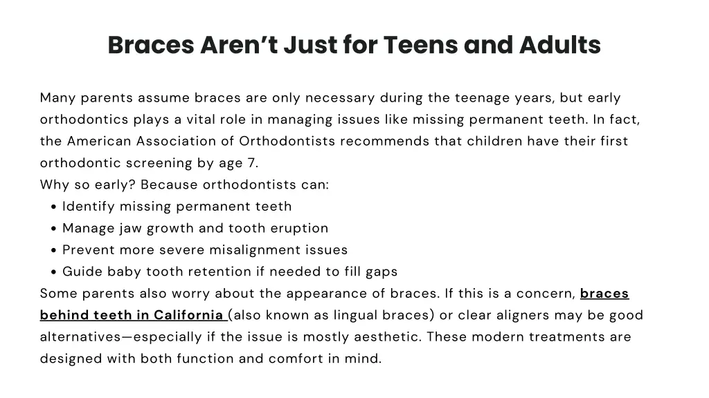 braces aren t just for teens and adults