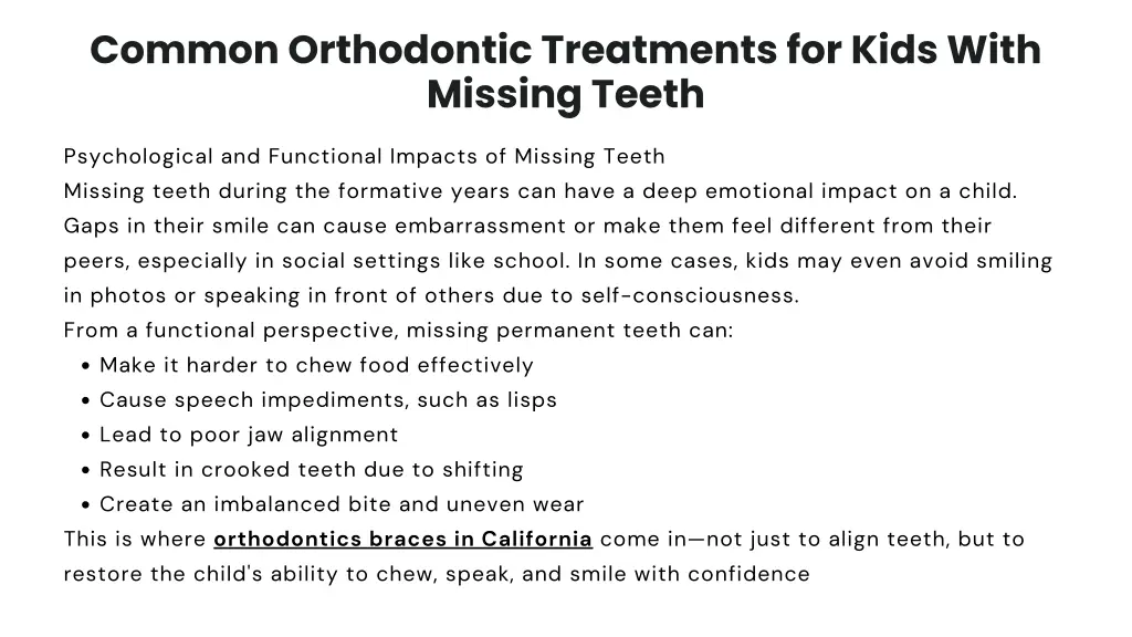common orthodontic treatments for kids with 2