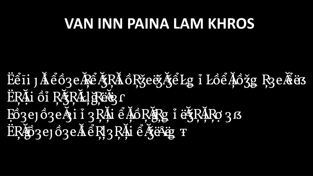 van inn paina lam khros 2