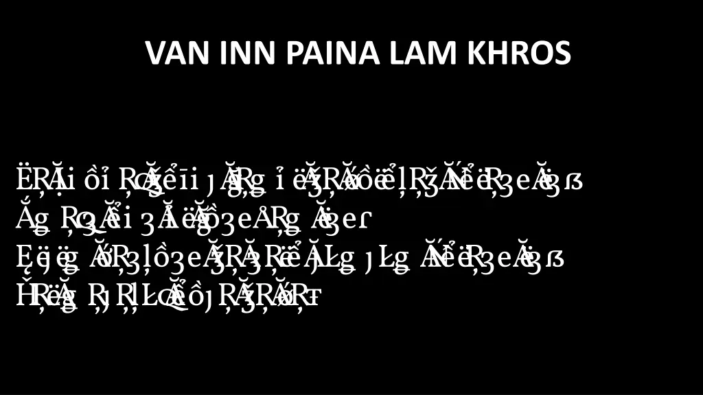van inn paina lam khros 8