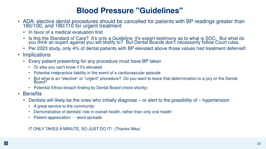 blood pressure guidelines