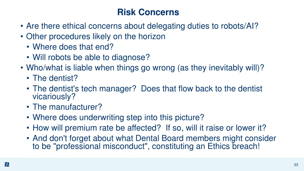 risk concerns