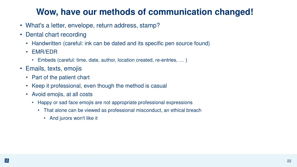 wow have our methods of communication changed