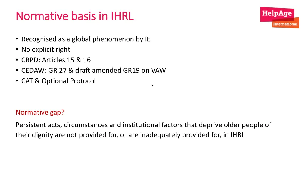 normative basis in ihrl normative basis in ihrl