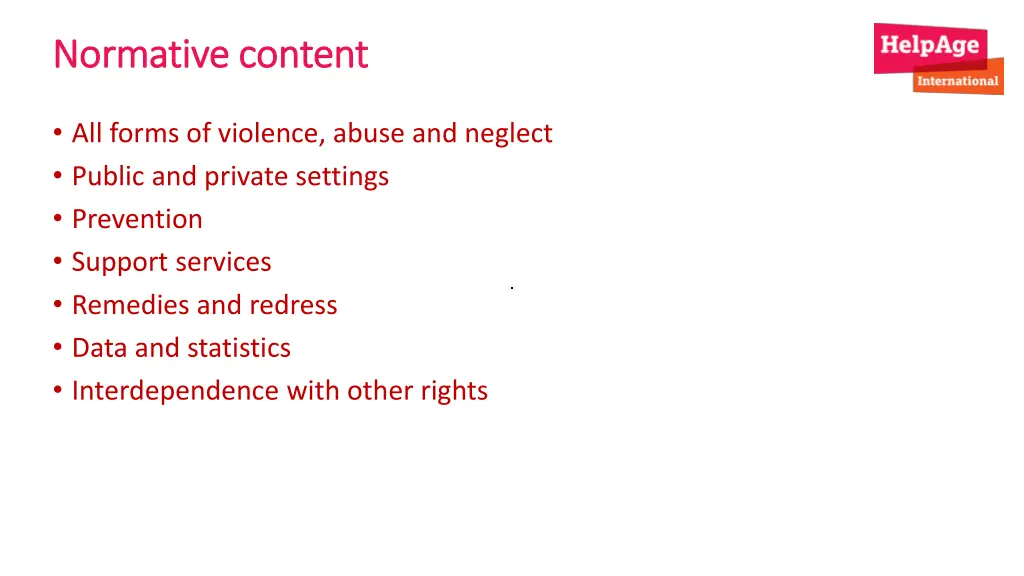 normative content normative content