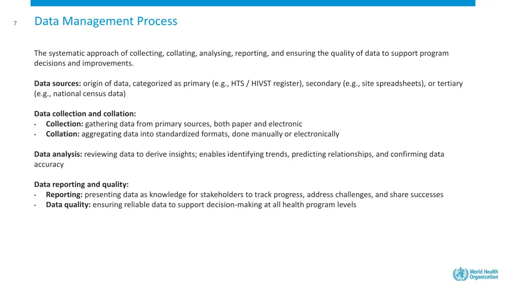 data management process