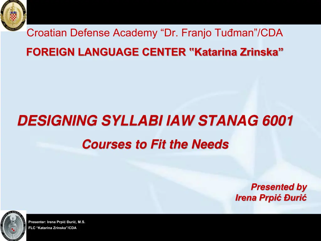 croatian defense academy dr franjo tu man cda