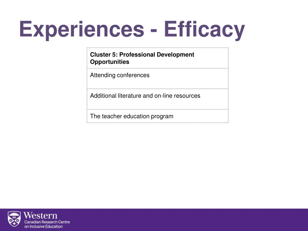 experiences efficacy 1