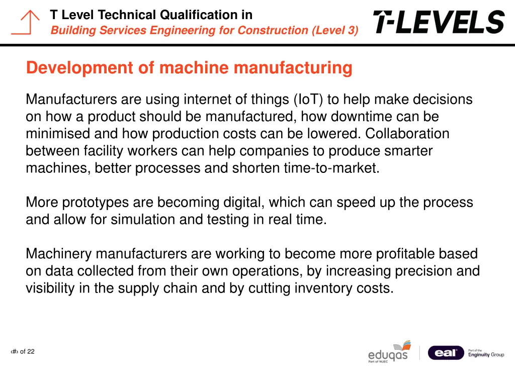 t level technical qualification in building 3